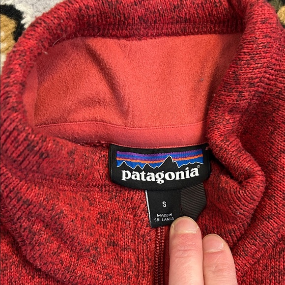 Patagonia Vibrant Red Zip-Up Vest - Picture 2 of 2